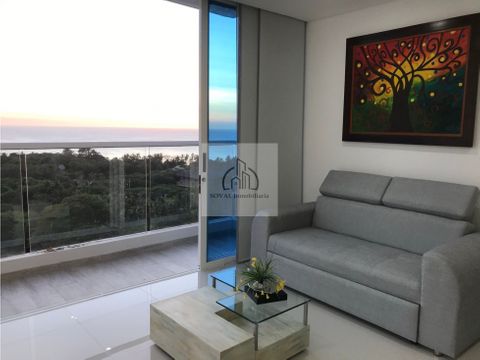 apartamento en venta con vista al mar sector de bello horizonte