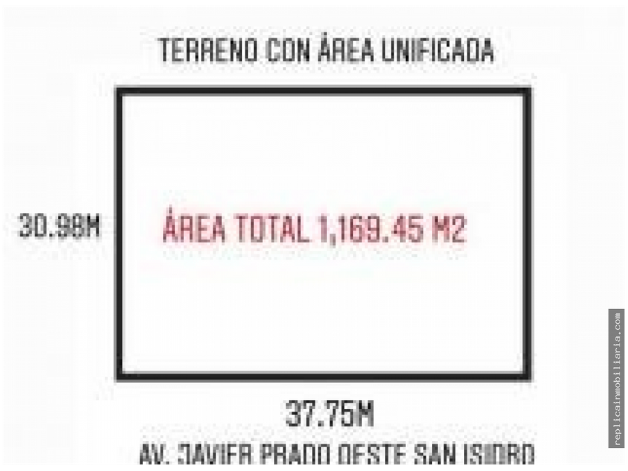 venta de terreno de 1168m2 parametros 15 pisos san isidro 505