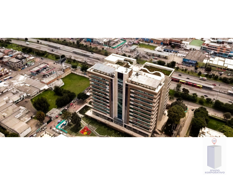 oficinas arriendo urban 165 de 2000 m2 obra gris