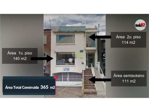 venta casa comercial 365 m2 santa barbara 6 parqueos oportunidad