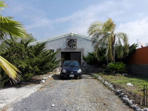 terreno en venta con bodega en el casco de el carmen nl oeia