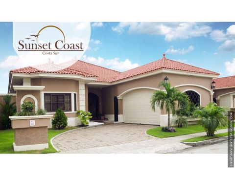 hermosas casas en venta sunset coast costa sur