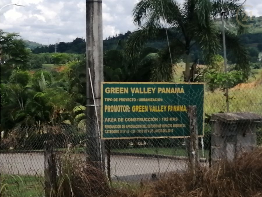venta de terreno en green valley 70000 rb