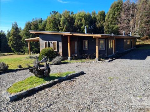 espectacular casa en venta en condominio en pucon sector correntoso