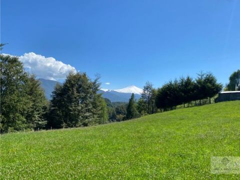 hermoso campo en venta en pucon sector laguna ancapulli