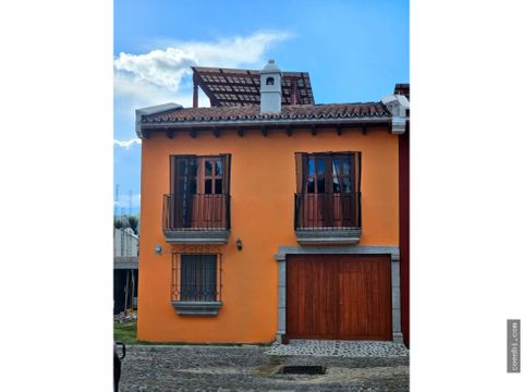 rento casa en refugio de la condesa antigua guatemala