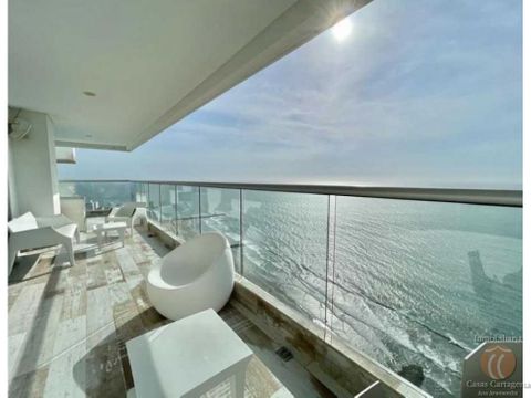 venta de apartamento en edificio palmetto beach vista al mar cartagena
