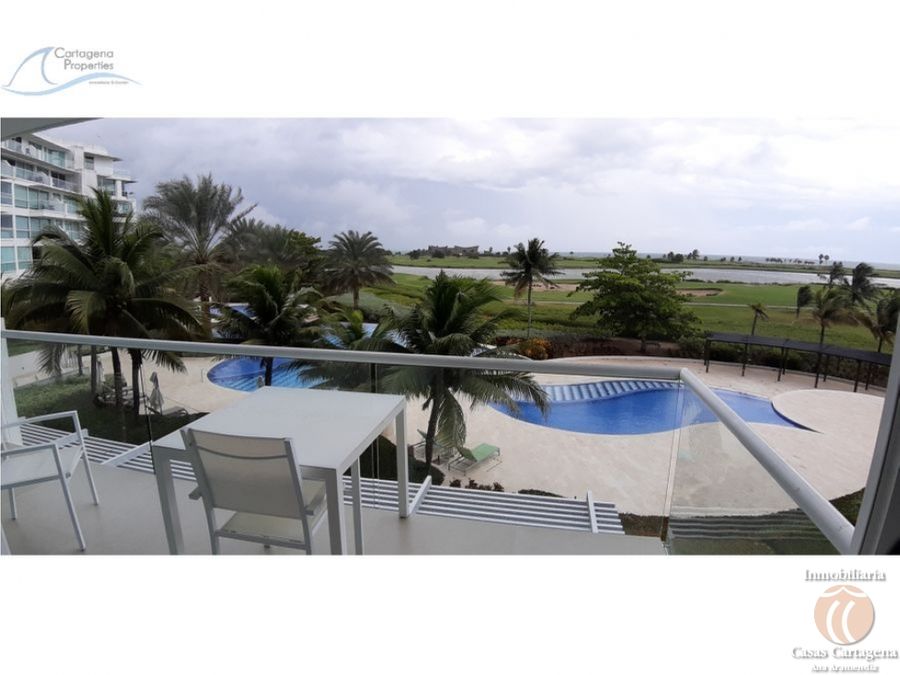 apartamento venta de 2 habitaciones karibana beach golf cartagena
