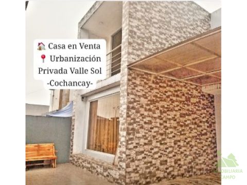 propiedad en urbanizacion en el sector conchancay