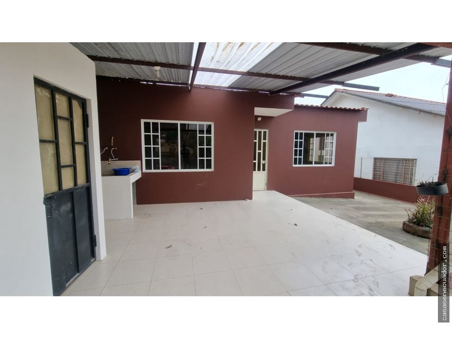 vendo casa de una planta en pumayunga 105000 neg