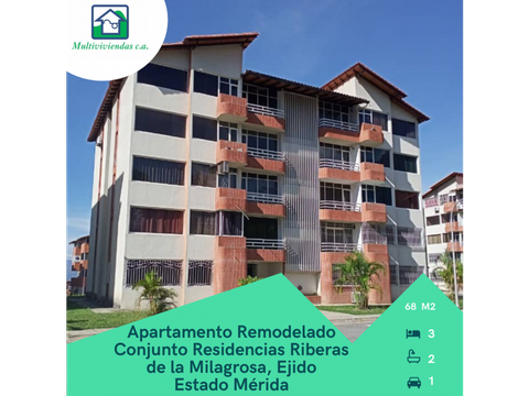 apartamento remodelado riberas de la milagrosa iii etapa ejido