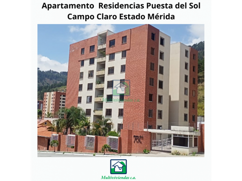 apartamento en puesta del sol campo claro merida