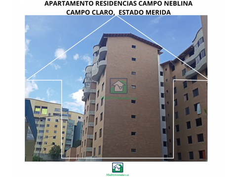 apartamento en residencias terrazas de campo neblina estado merida