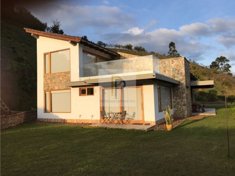 casa en parcelacion para la venta en el carmen de viboral