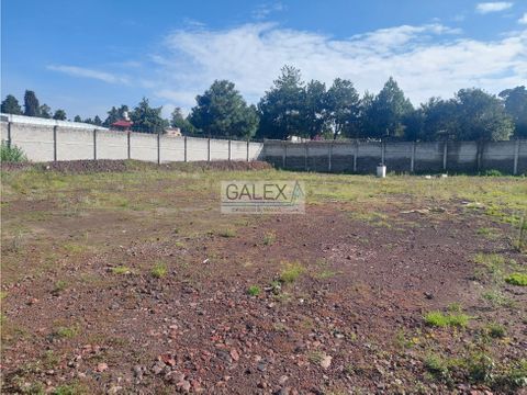 venta de terreno en ozumba bardeado 4200 mts estado de mexico