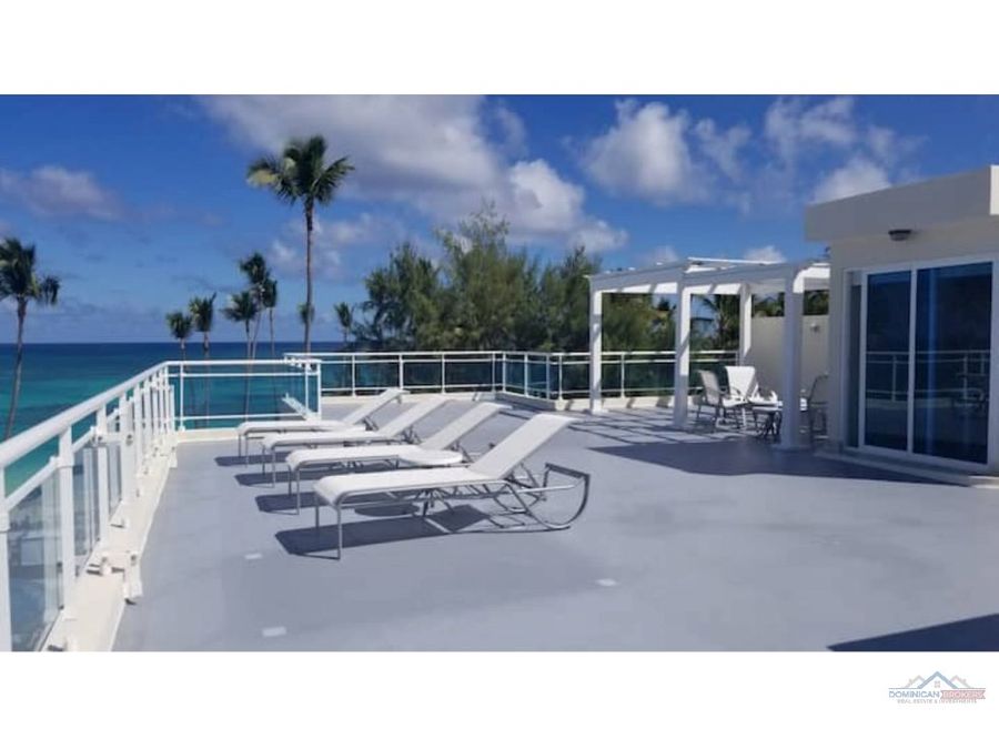 stunning beachfront penthouse 3br rooftop terrace punta cana