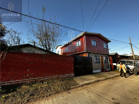 en venta dos casas en el mismo terreno en valdivia