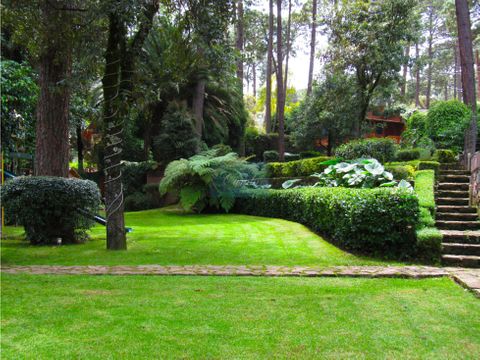 casa con bosque privado en avandaro