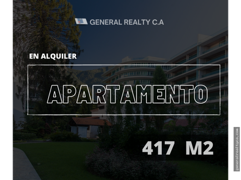 apartamento en alquiler 417 m2 campo alegre