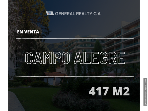 apartamento en venta 417 m2 campo alegre