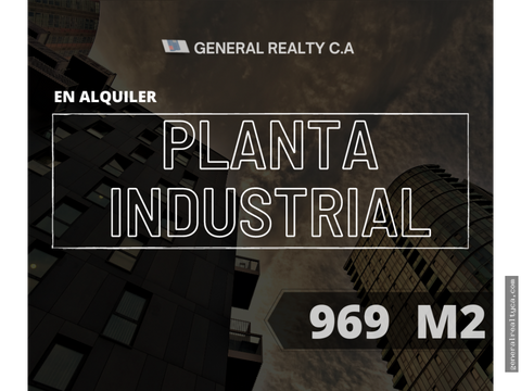 planta industrial en alquiler ruiz pineda 969 m2