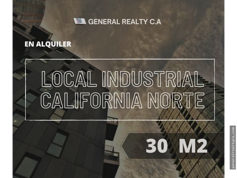 local industrial en alquiler 30 m2 la california norte