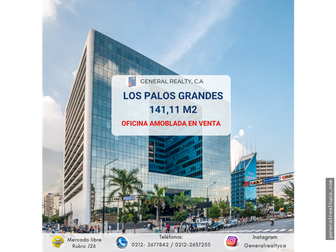 oficina en venta 141 m2 los palos grandes