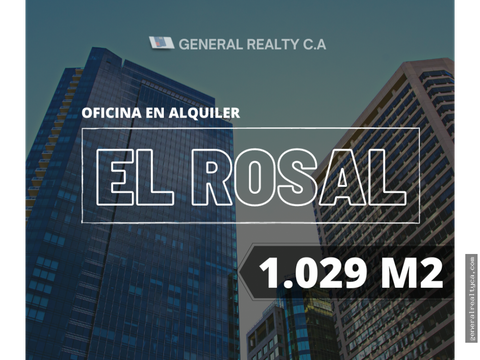 el rosal 1029 m2 oficina en alquiler