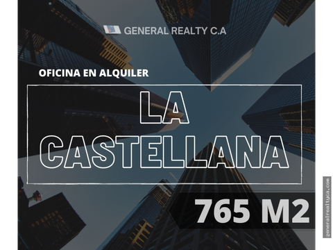 oficina en alquiler y venta 765 m2 la castellana