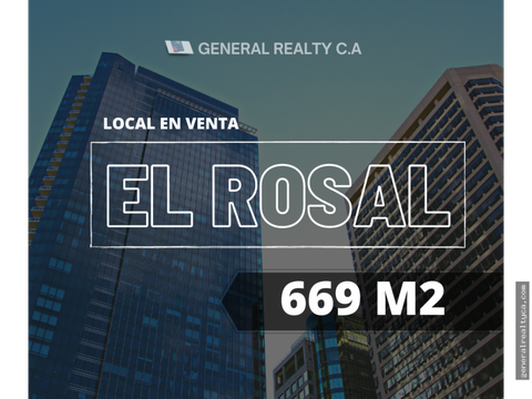 local comercial en venta el rosal 669 m2