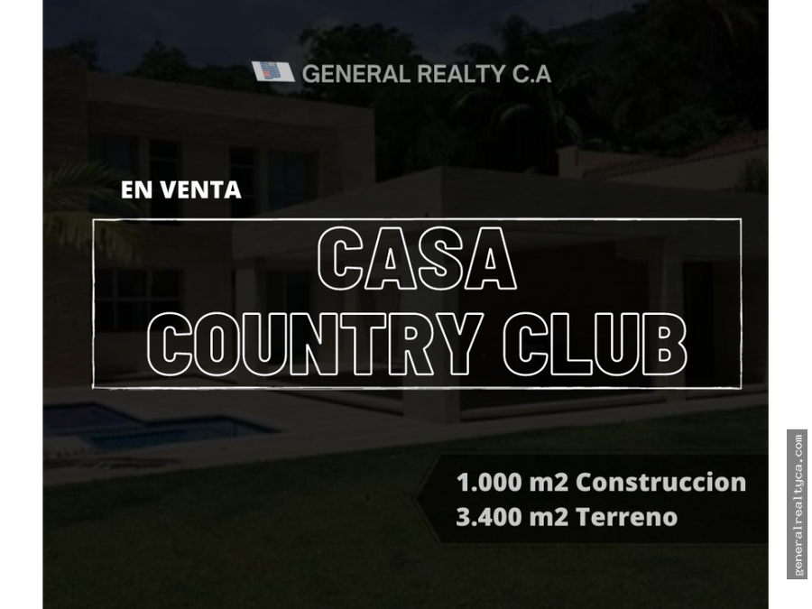 casa country club venta 1000 m2
