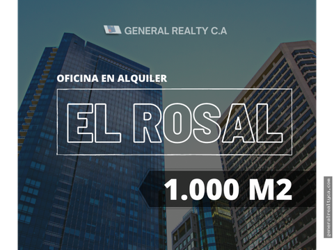 oficina en alquiler el rosal 1000 m2