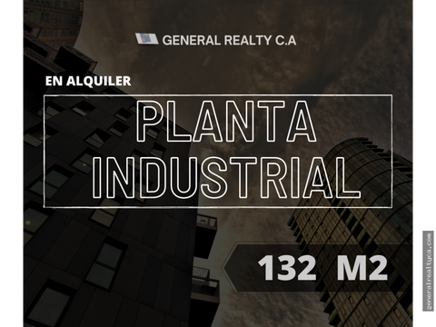 planta industrial 132 m2 en alquiler