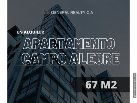 apartamento en alquiler 67 m2 campo alegre