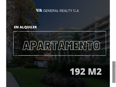 apartamento en alquiler 192 m2 colinas de bello monte