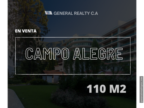 apartamento en venta campo alegre 110 m2