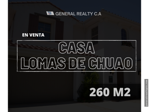 casa para remodelar en venta lomas de chuao 260 m2