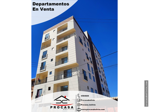 departamentos en preventa en la zona de pacata