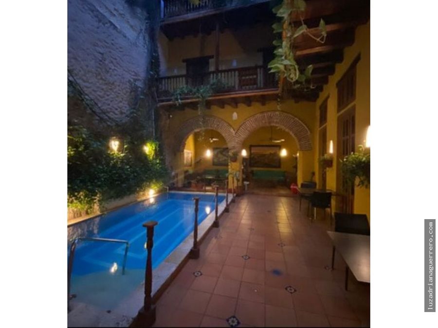venta hotel boutique centro historico cartagena colombia