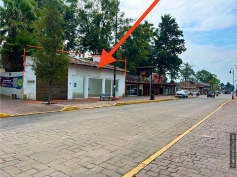 local y terreno comercial de 1500 m2 en avandaro