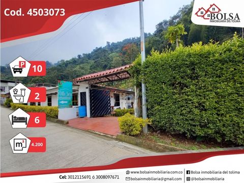 vendo hermosa finca en vereda cai via canon del combeima