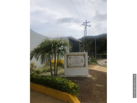 sc venta lote altos del carmen dagua via buenaventura