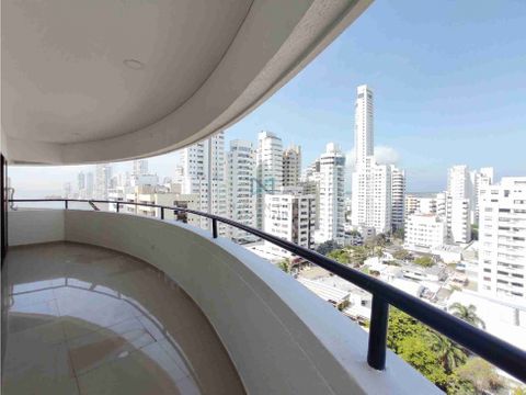 apartamento en bocagrande con vista al mar