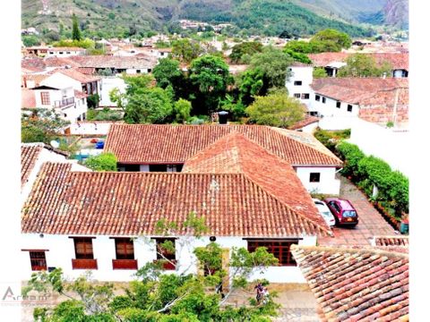 hermosa casa colonial en venta villa de leyva