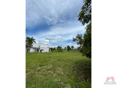 venta de hermoso lote en conjunto cerrado via al caimo colombia