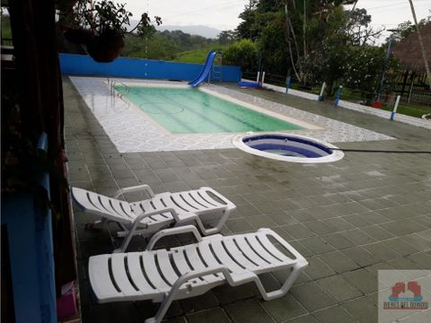 se vende hermoso chalet en quimbaya quindio