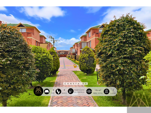 casa para la venta en chia sector de rio frio