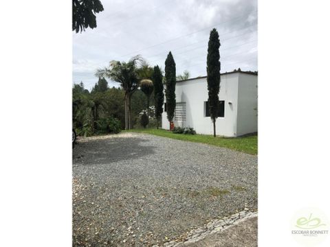 casa campestre en venta parcelacion el escobero