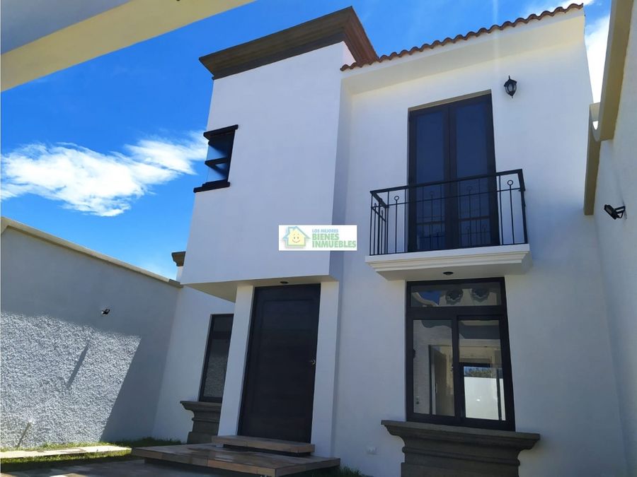 casa nueva en venta en xelagardens quetzaltenango