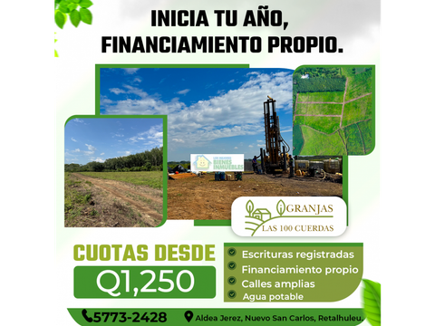 lotes en venta en aldea jerez nuevo san carlos retalhuleu